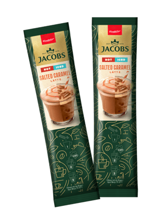 Jacobs salted caramel latte