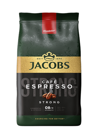 Jacobs Beans Cafe Espresso Strong 1000g Bag 10021111 OFFICIAL